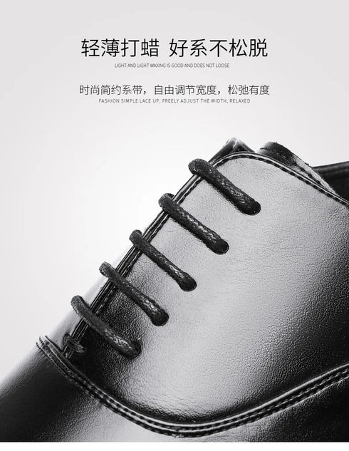 Elegant Slip-On Oxford Shoes for Men - Classic Formal Business Dress Footwear Perfect for Weddings and Office Occasions